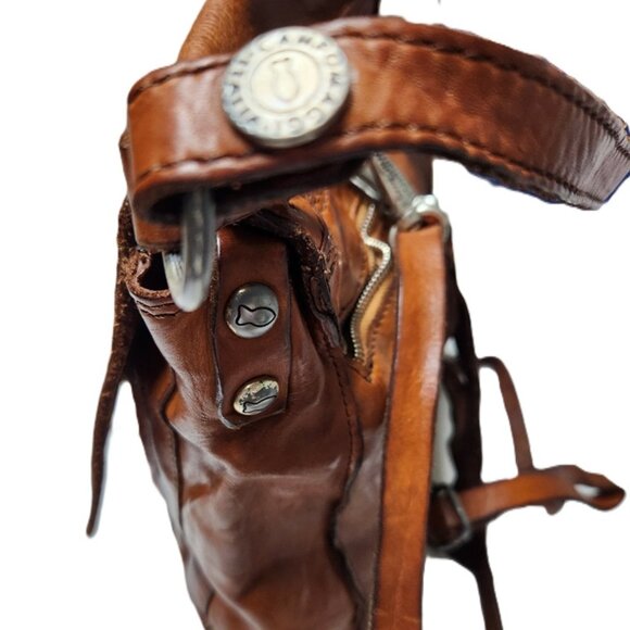 NWT Campomaggi Ardesia Backpack OR Shoulder Bag Cognac READ - Picture 3 of 10